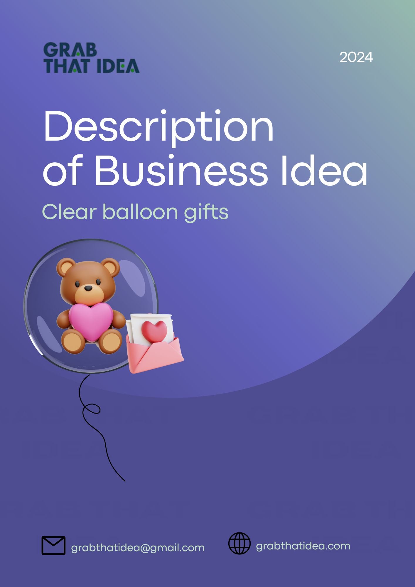 Clear Balloon Gift Business